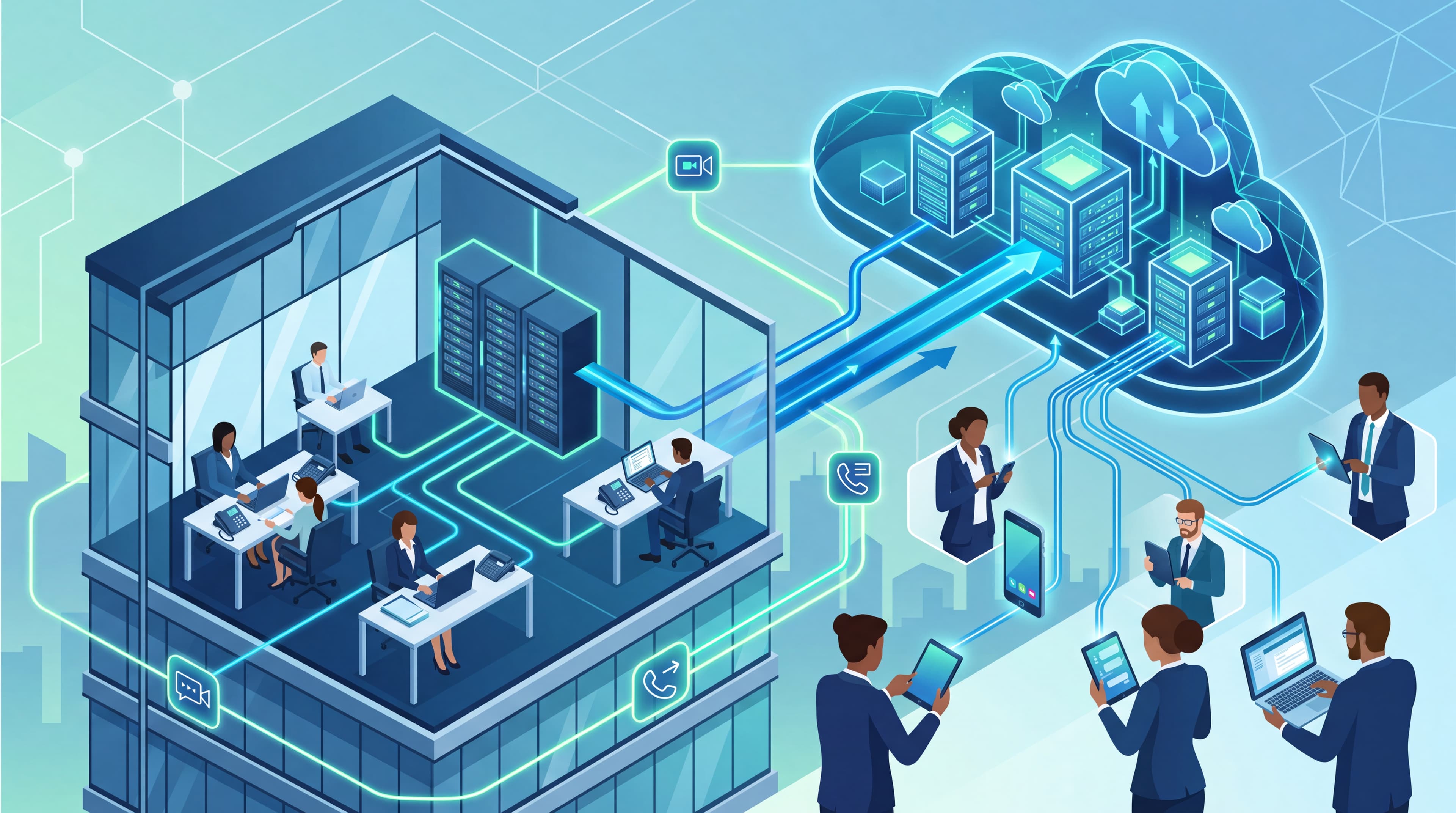 Building a Hybrid Voice Strategy: On-Premise vs. Cloud Communications