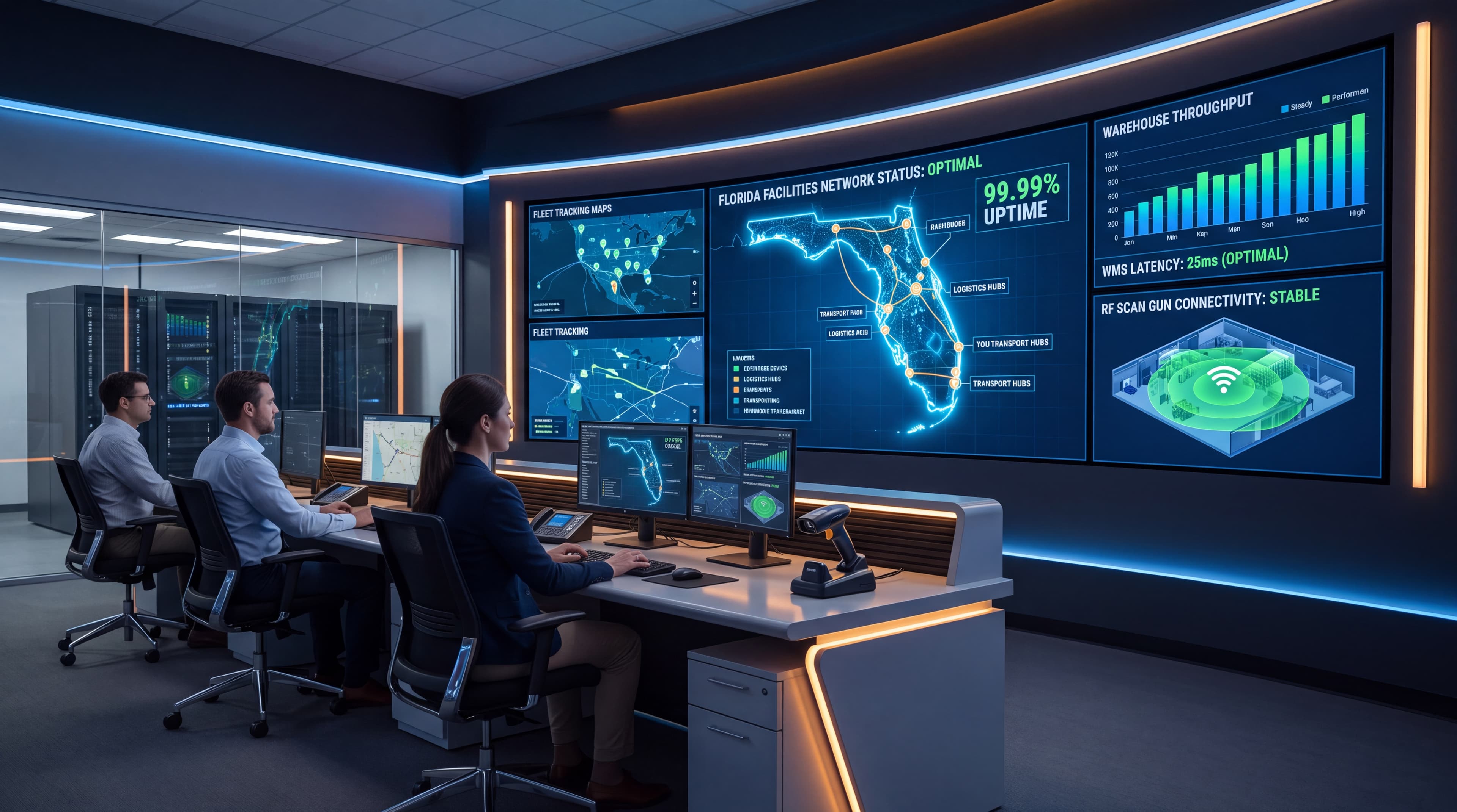 Zero-Downtime Logistics IT: Solving WMS Latency and RF Scan Gun Drops in Florida Facilities